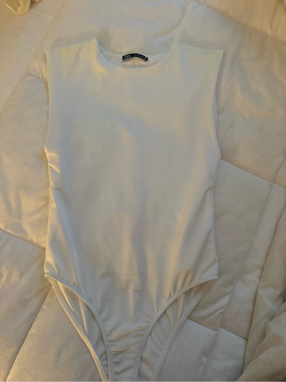 Zara Cream One-Piece Bodysuit